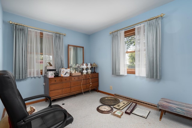 106 Westview Dr, Arcanum, OH 45304 - sitting room featuring baseboards and carpet