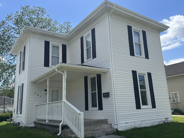301 Plumvalley St, Bellefontaine, OH 43311 - view of front facade with cooling unit