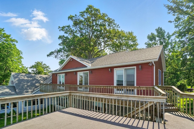 9113 Lake Ave, Huntsville, OH 43324 - view of deck
