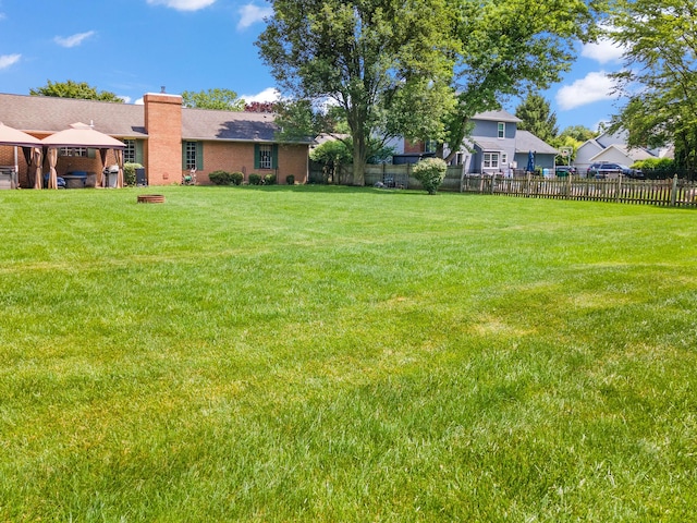 1686 Laurel Creek Dr, Troy, OH 45373 - view of yard with a gazebo