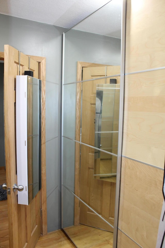bathroom featuring wood finished floors