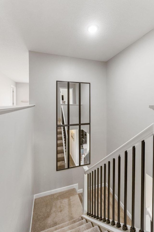 5266 State Route 540, Bellefontaine, OH 43311 - stairs with carpet flooring and recessed lighting
