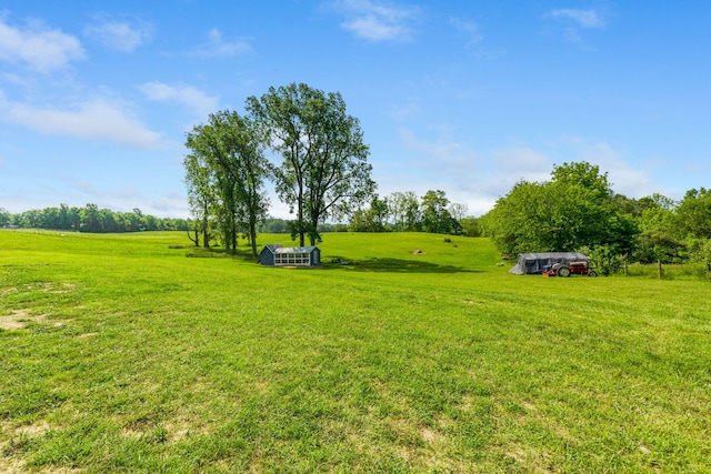 5266 State Route 540, Bellefontaine, OH 43311 - view of grassy yard featuring a view of countryside