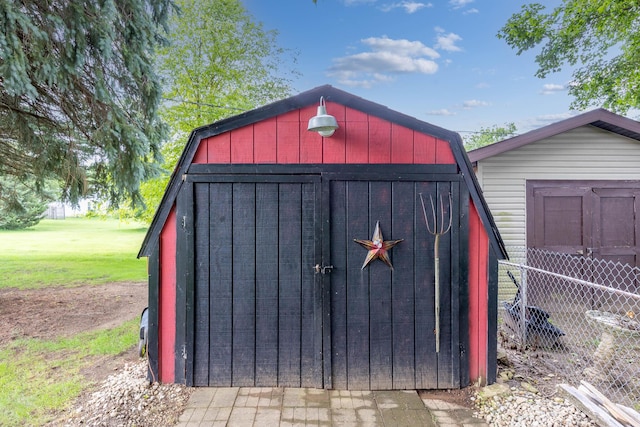 844 Reservoir Rd, Bellefontaine, OH 43311 - view of shed