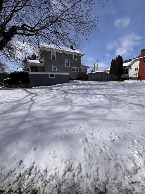 230 New Columbia Blvd, Sidney, OH 45365 - view of snow covered house