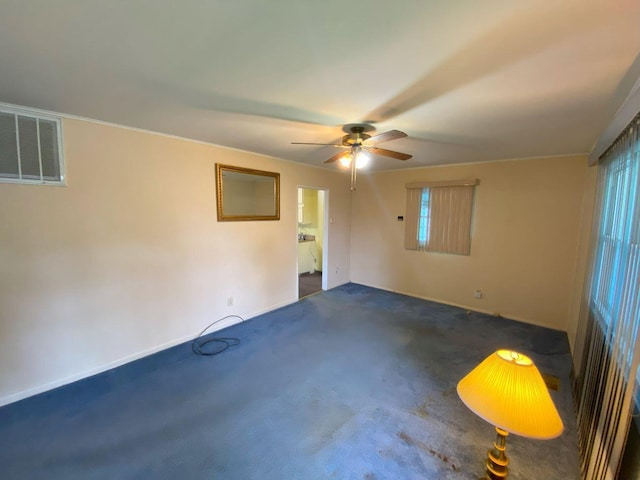 2647 Allen Dr, Springfield, OH 45505 - unfurnished room featuring a ceiling fan and carpet flooring