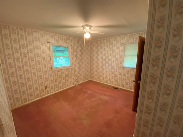 2647 Allen Dr, Springfield, OH 45505 - unfurnished room with carpet floors and ceiling fan