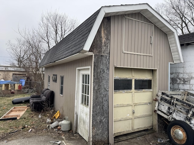 view of side of property