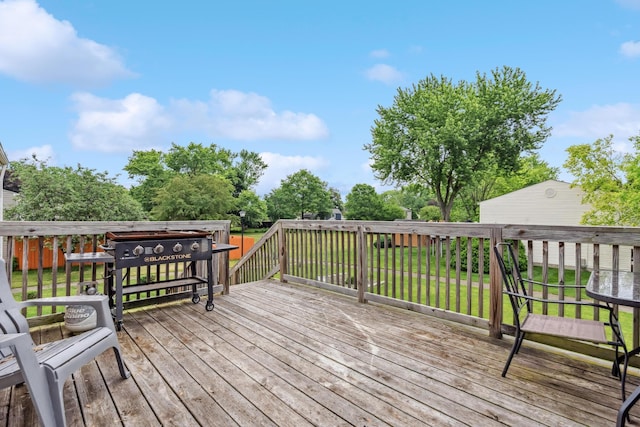 101 Westrock Farm Dr, Union, OH 45322 - wooden terrace with a lawn