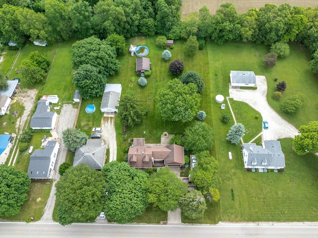 drone / aerial view featuring a residential view