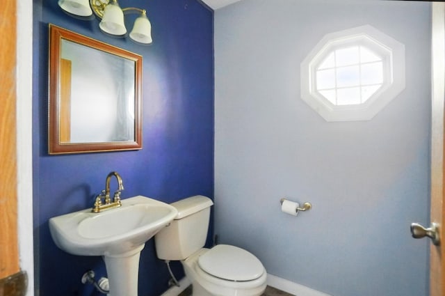 half bath with toilet
