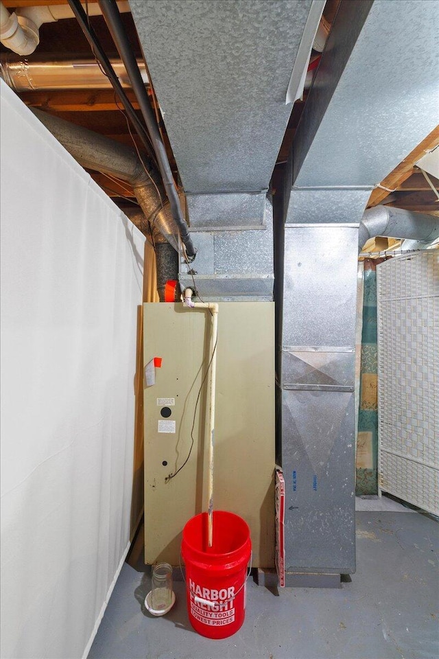 view of utility room