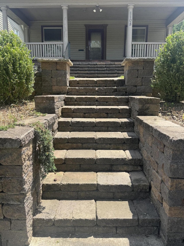 1108 N Fountain Blvd, Springfield, OH 45504 - property entrance featuring covered porch