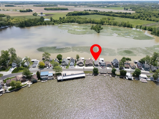 8886 State Route 368, Huntsville, OH 43324 - aerial perspective of suburban area featuring a nearby body of water