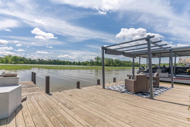 8886 State Route 368, Huntsville, OH 43324 - dock area with a water view