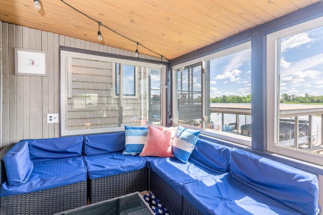 8886 State Route 368, Huntsville, OH 43324 - sunroom / solarium featuring an outdoor hangout area