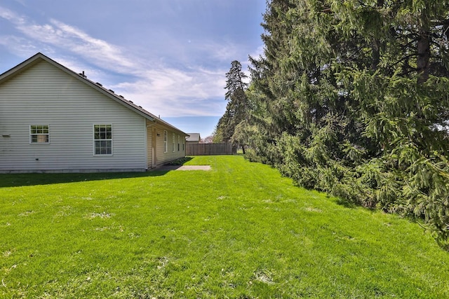 exterior space featuring fence