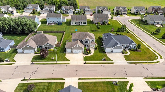 2306 Larkspur Dr, Troy, OH 45373 - aerial perspective of suburban area