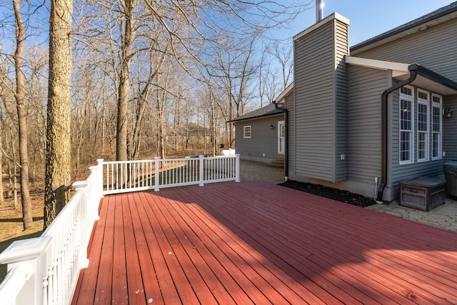 view of deck