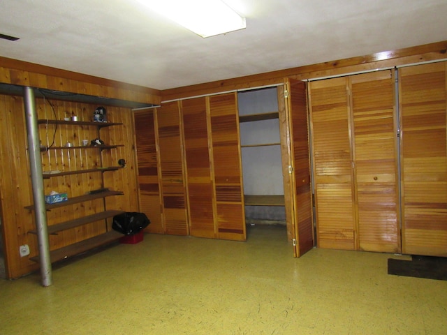 view of basement
