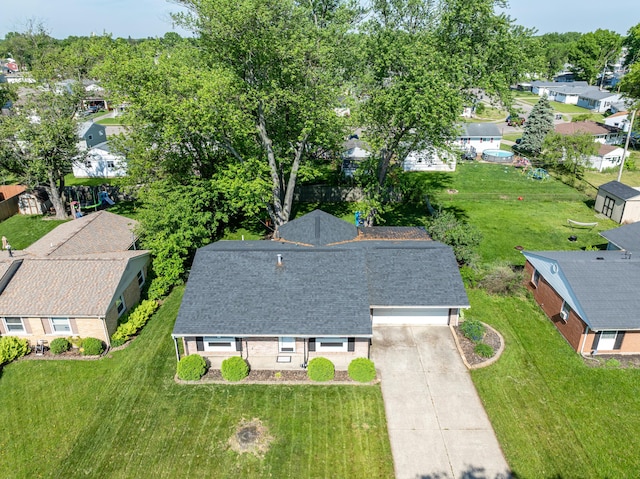 730 Maplecrest Dr, Troy, OH 45373 - aerial perspective of suburban area