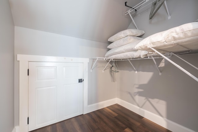 7933 Hickory Ave, Russells Point, OH 43348 - walk in closet with dark wood-style floors