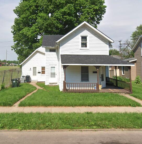 624 S Clay St, Troy, OH 45373 - view of front of house with covered porch and a shingled roof