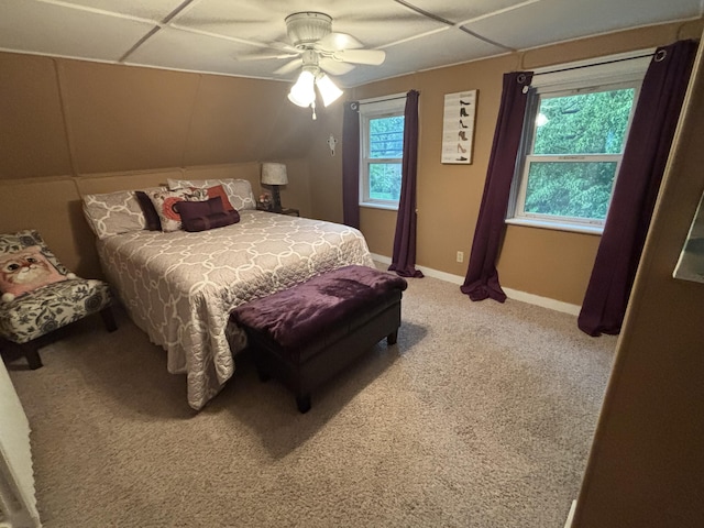 217 S 2nd St, Coldwater, OH 45828 - bedroom featuring light carpet, a ceiling fan, and baseboards