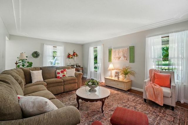 115 Deer Run Rd, Urbana, OH 43078 - living area featuring wood finished floors