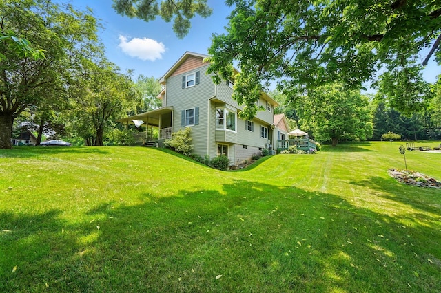 115 Deer Run Rd, Urbana, OH 43078 - view of grassy yard with view of scattered trees