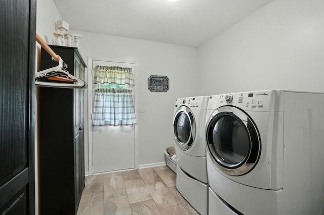 115 Deer Run Rd, Urbana, OH 43078 - laundry area with washing machine and dryer