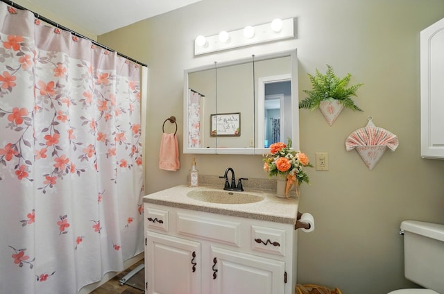 115 Deer Run Rd, Urbana, OH 43078 - bathroom featuring vanity and a shower with curtain