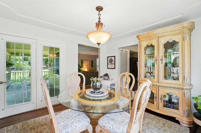 115 Deer Run Rd, Urbana, OH 43078 - dining room with wood finished floors
