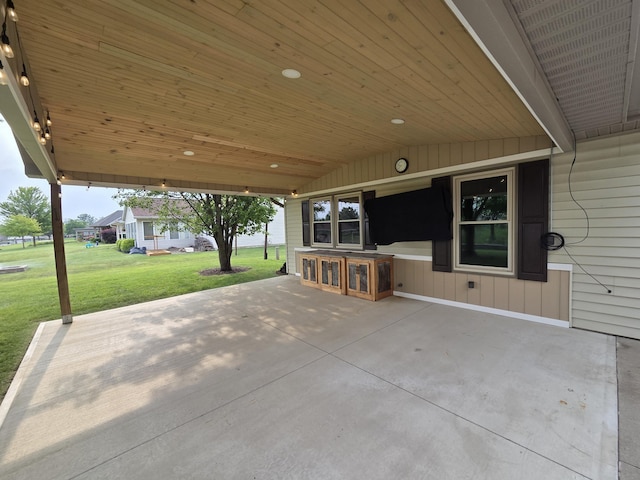 6708 Hillside Ct, Celina, OH 45822 - view of patio with exterior kitchen