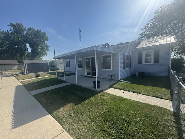 5319 Karafit Rd, Celina, OH 45822 - view of side of property with a patio area and a central air condition unit