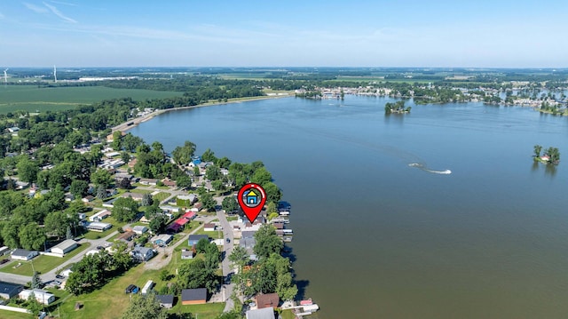 7535 Township Rd 269, Russells Point, OH 43348 - aerial overview of property's location with a nearby body of water