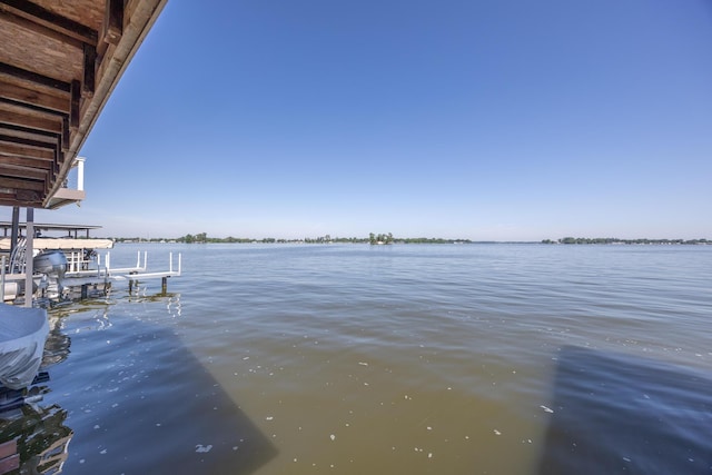7535 Township Rd 269, Russells Point, OH 43348 - dock area with a water view and boat lift