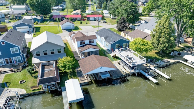 7535 Township Rd 269, Russells Point, OH 43348 - aerial perspective of suburban area featuring a large body of water