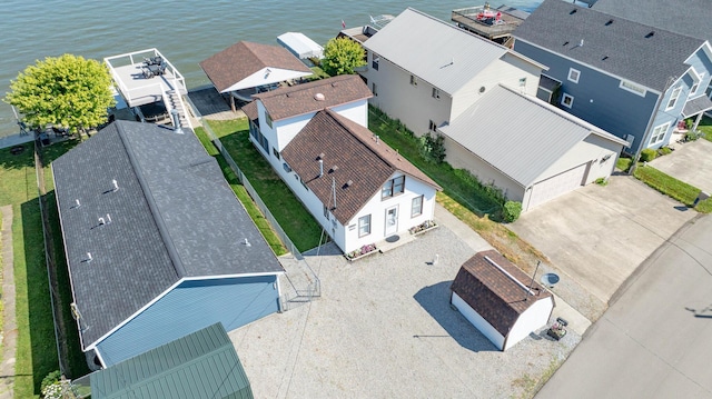 7535 Township Rd 269, Russells Point, OH 43348 - aerial perspective of suburban area featuring a nearby body of water