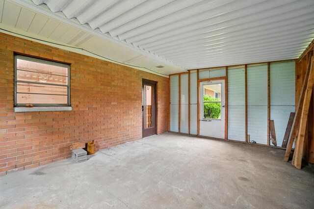 70 Helen St, Enon, OH 45323 - view of unfurnished sunroom