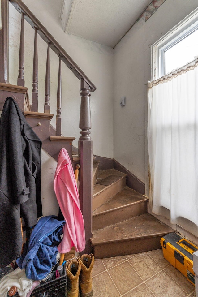 view of stairs