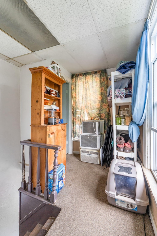 view of storage room