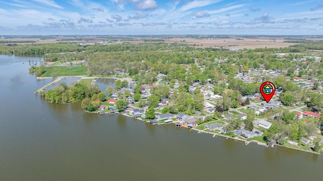 11068 Big Bear Path, Lakeview, OH 43331 - view of property location with a large body of water and nearby suburban area