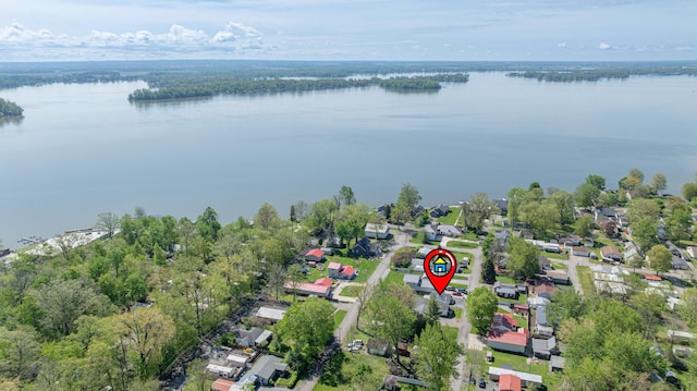 11068 Big Bear Path, Lakeview, OH 43331 - aerial perspective of suburban area with a large body of water