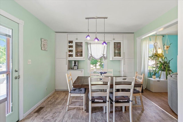 10474 Columbus St, East Liberty, OH 43319 - dining space with light wood-type flooring