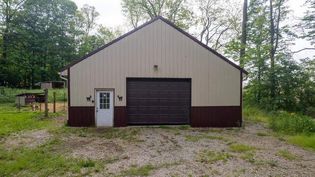 18866 Weimert School Rd, Wapakoneta, OH 45895 - view of detached garage