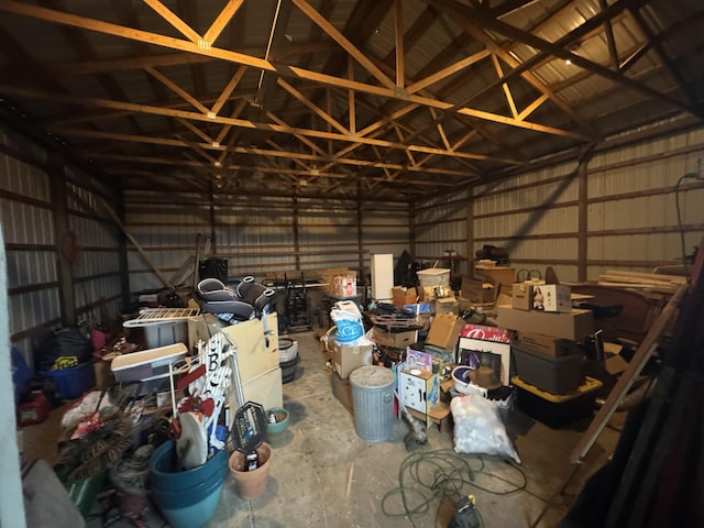 18866 Weimert School Rd, Wapakoneta, OH 45895 - garage featuring metal wall