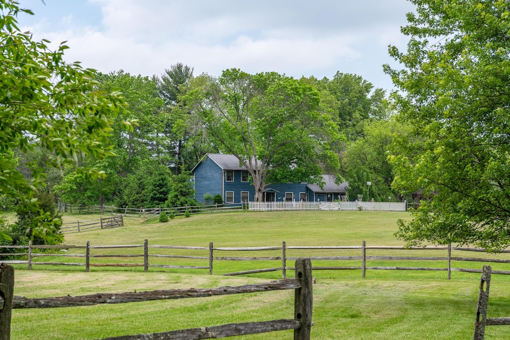 1180 Sugar Hill Ln, Xenia, OH 45385 - view of yard with a rural view
