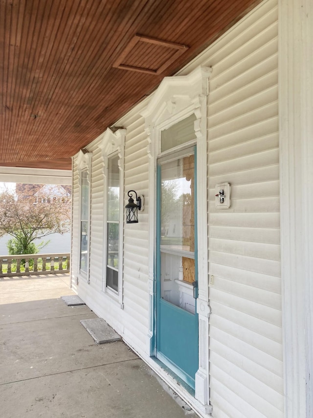 119 E Orchard St, West Manchester, OH 45382 - doorway to property with a porch