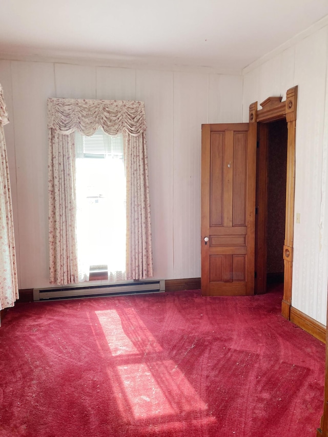 119 E Orchard St, West Manchester, OH 45382 - spare room with carpet floors and baseboard heating